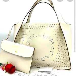 NWT Stella McCartney perforated tote
